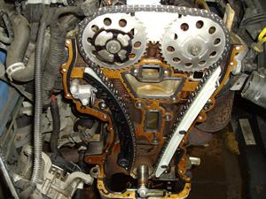 Timing chain area exposed