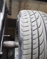 Poor quality tyre