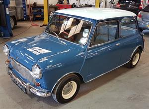 A collectable 1966 Austin Mini Cooper