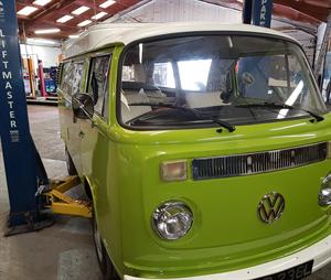 A Funky camper van