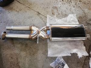 Brand spanking new HUMMER exhaust