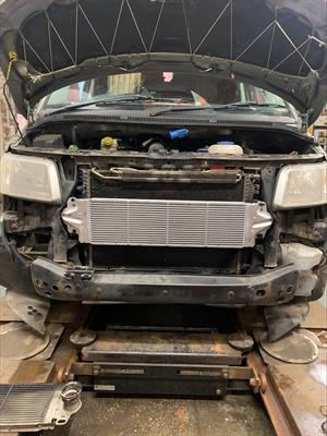 New turbo intercooler installed